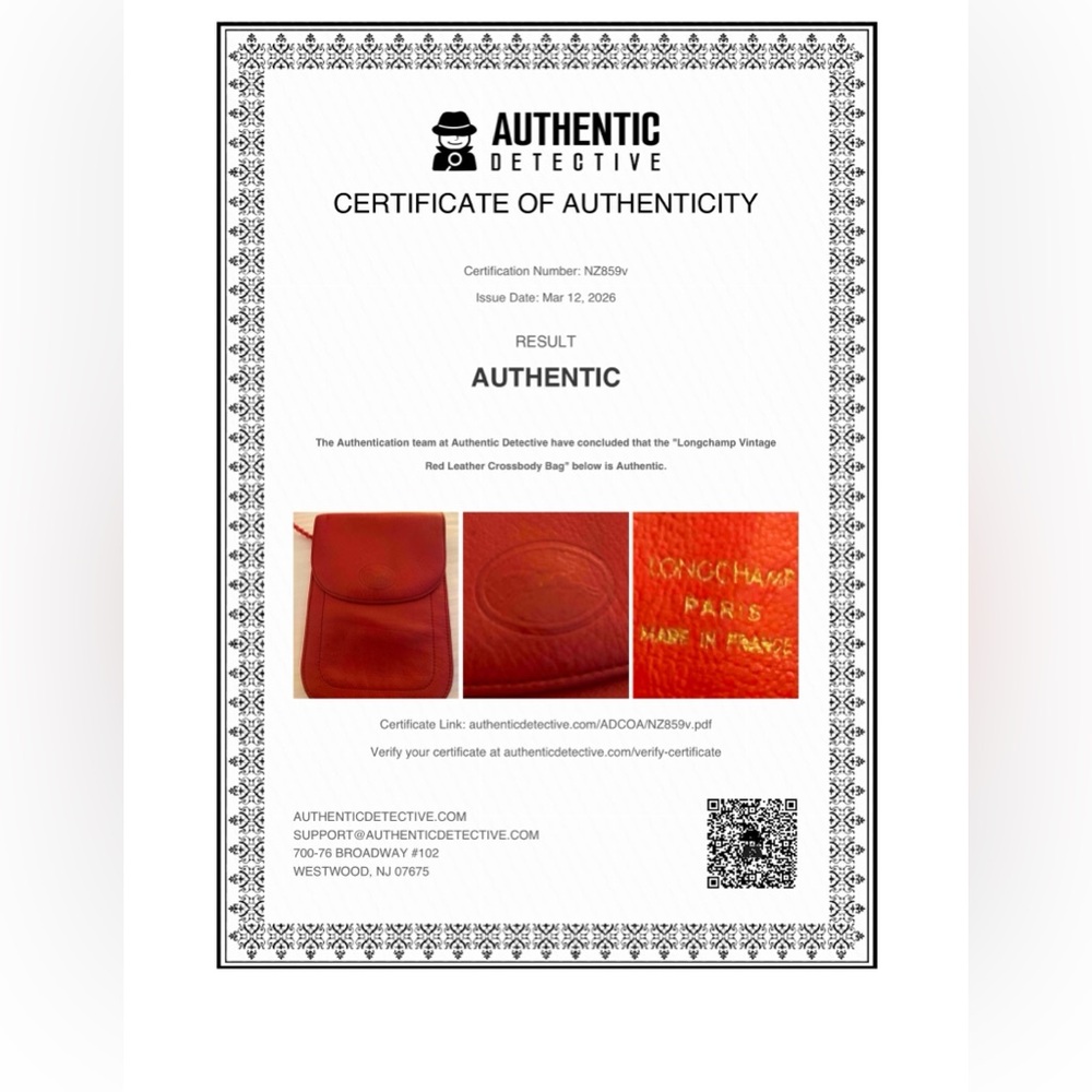 Vintage Longchamp Crossbody;authenticated - Picture 2 of 8